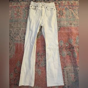 ZARA strait leg high waist jeans